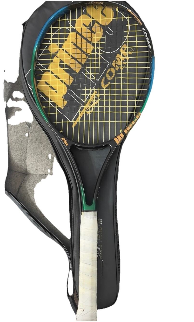 Vtg Prince XLT Comp Lite Tennis Racquet 4 1/4 NOS w/ Cover Case 107 in2 1996